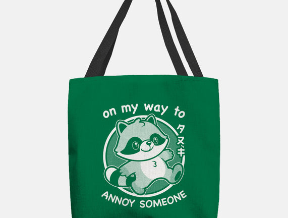 Cute Annoying Raccoon