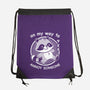 Cute Annoying Raccoon-None-Drawstring-Bag-Studio Mootant