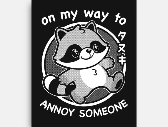 Cute Annoying Raccoon