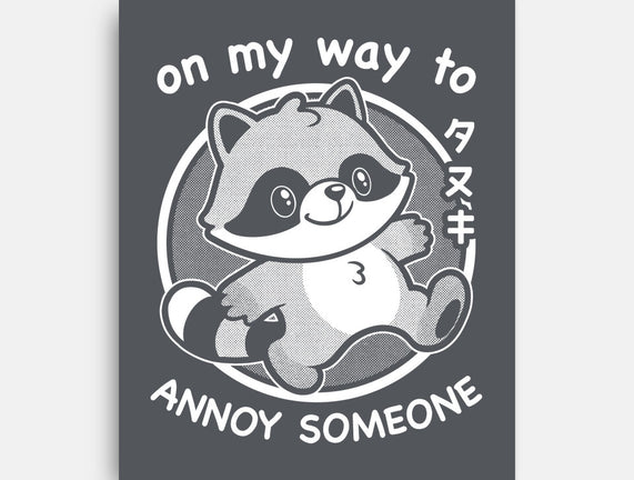 Cute Annoying Raccoon