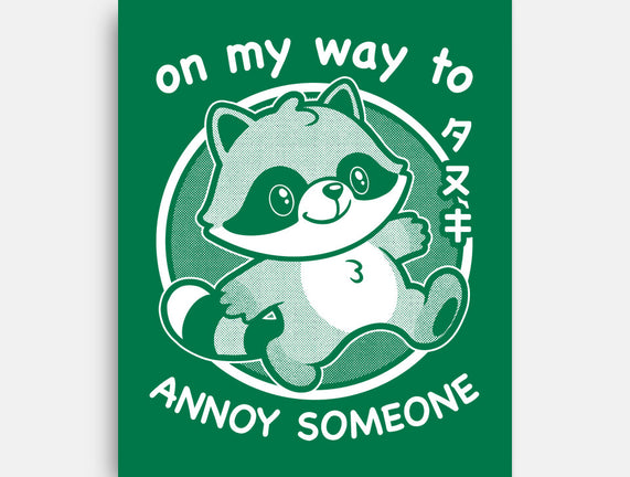 Cute Annoying Raccoon