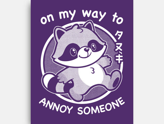 Cute Annoying Raccoon