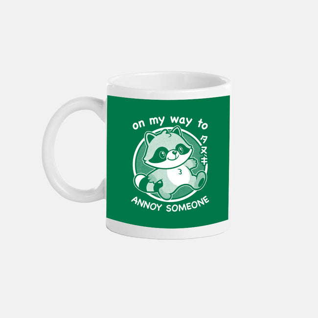 Cute Annoying Raccoon-None-Mug-Drinkware-Studio Mootant