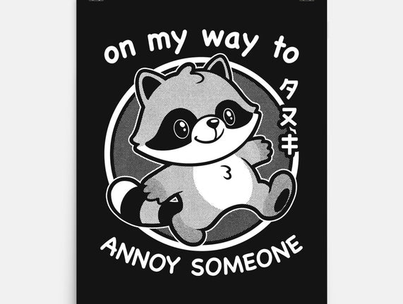 Cute Annoying Raccoon