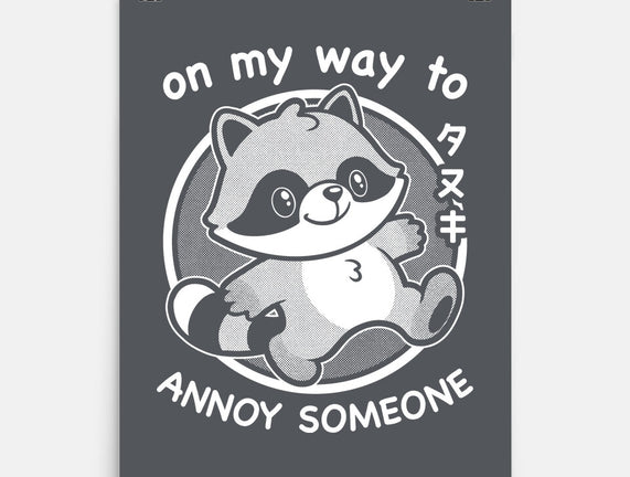 Cute Annoying Raccoon