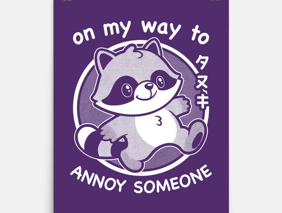 Cute Annoying Raccoon