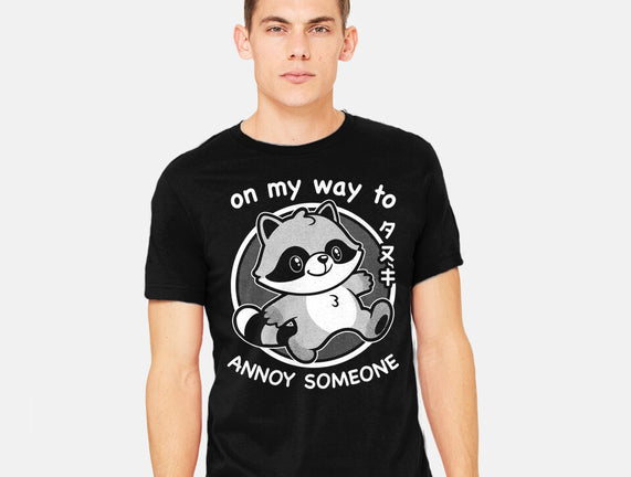 Cute Annoying Raccoon