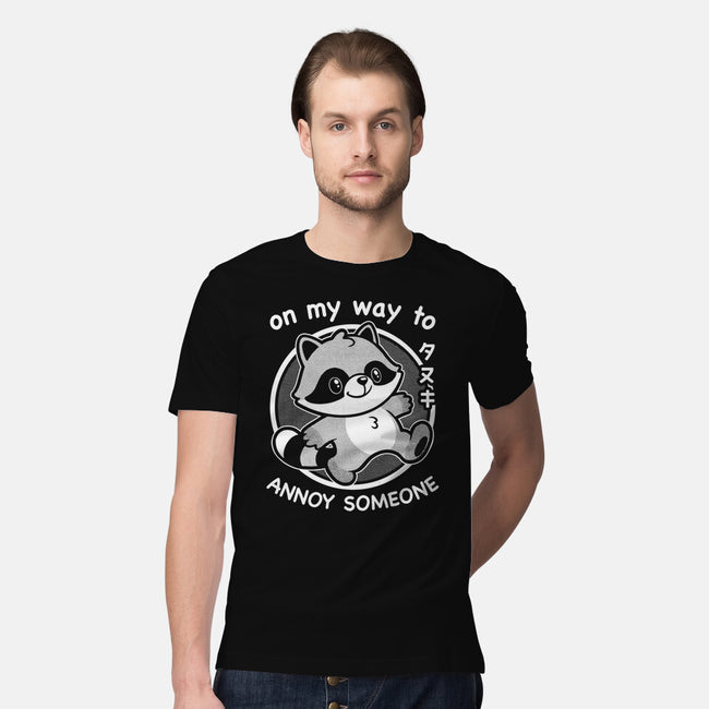 Cute Annoying Raccoon-Mens-Premium-Tee-Studio Mootant