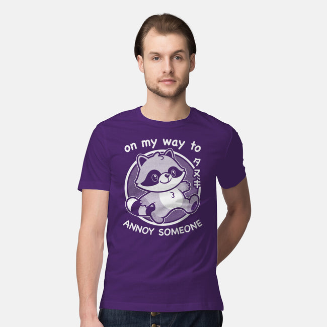 Cute Annoying Raccoon-Mens-Premium-Tee-Studio Mootant