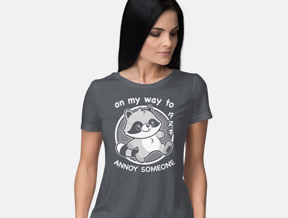Cute Annoying Raccoon