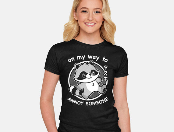 Cute Annoying Raccoon
