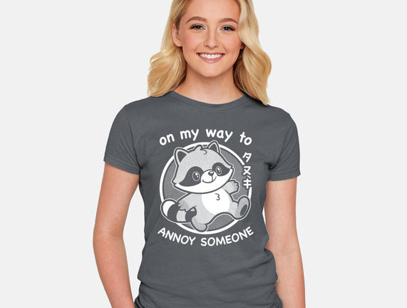 Cute Annoying Raccoon