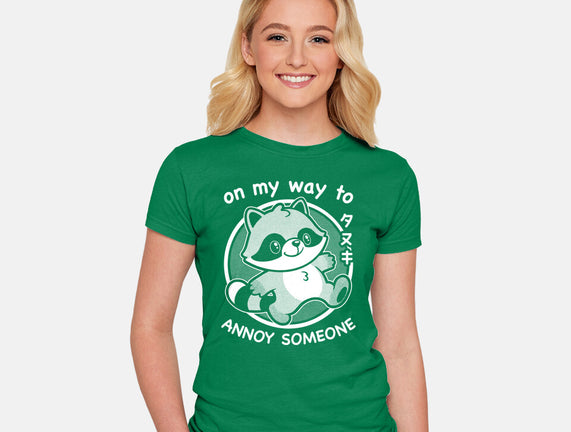 Cute Annoying Raccoon