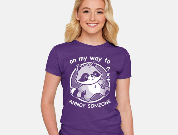 Cute Annoying Raccoon