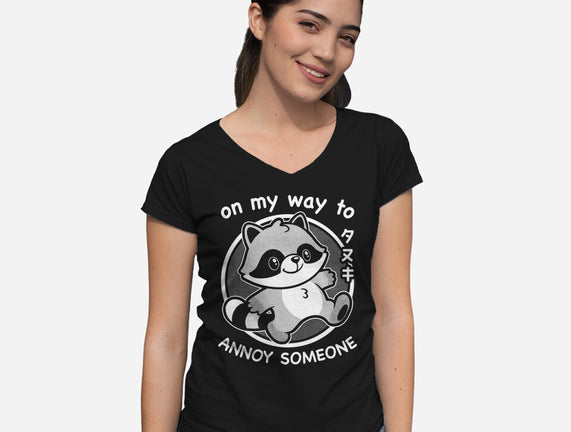 Cute Annoying Raccoon