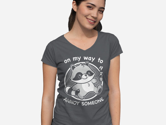 Cute Annoying Raccoon