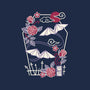 Origami Bat-Womens-Basic-Tee-NemiMakeit