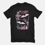Origami Bat-Womens-Basic-Tee-NemiMakeit