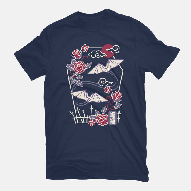 Origami Bat-Mens-Basic-Tee-NemiMakeit