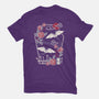 Origami Bat-Womens-Fitted-Tee-NemiMakeit