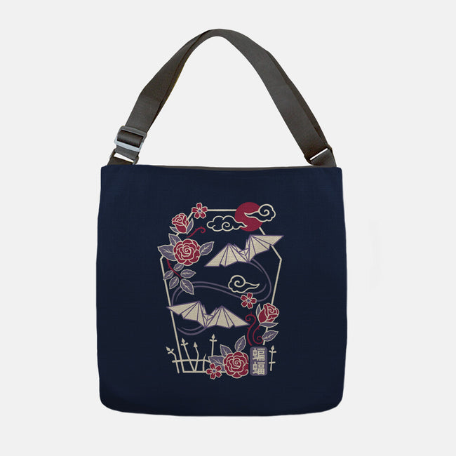 Origami Bat-None-Adjustable Tote-Bag-NemiMakeit