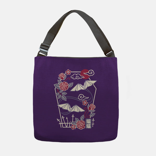 Origami Bat-None-Adjustable Tote-Bag-NemiMakeit