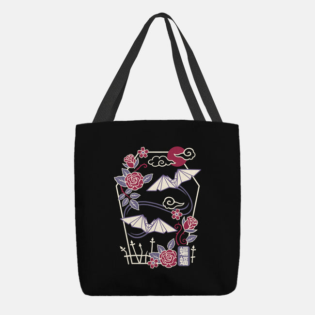 Origami Bat-None-Basic Tote-Bag-NemiMakeit