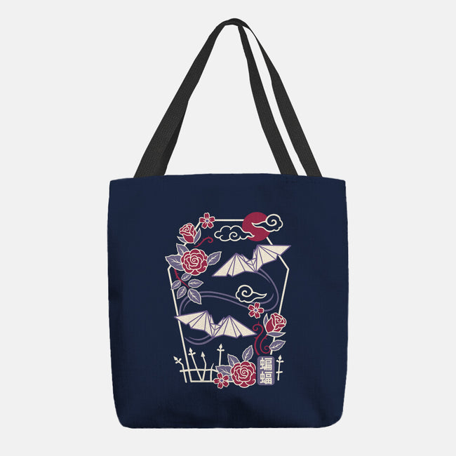 Origami Bat-None-Basic Tote-Bag-NemiMakeit