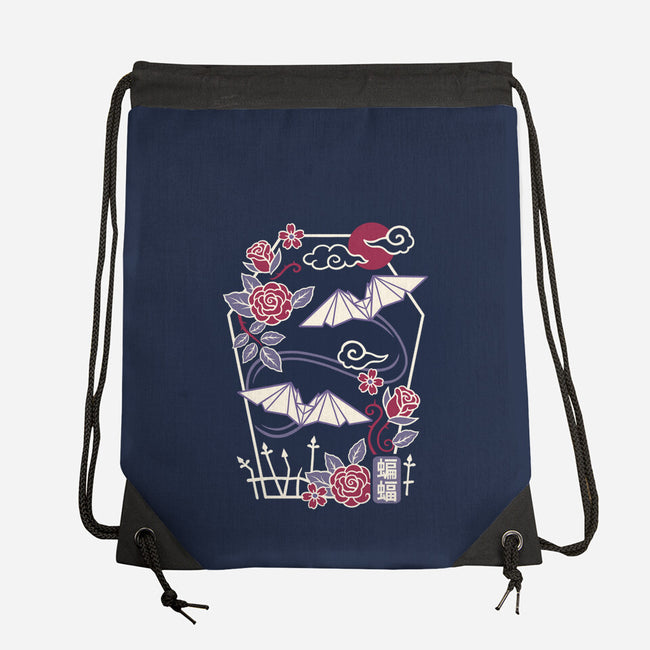 Origami Bat-None-Drawstring-Bag-NemiMakeit