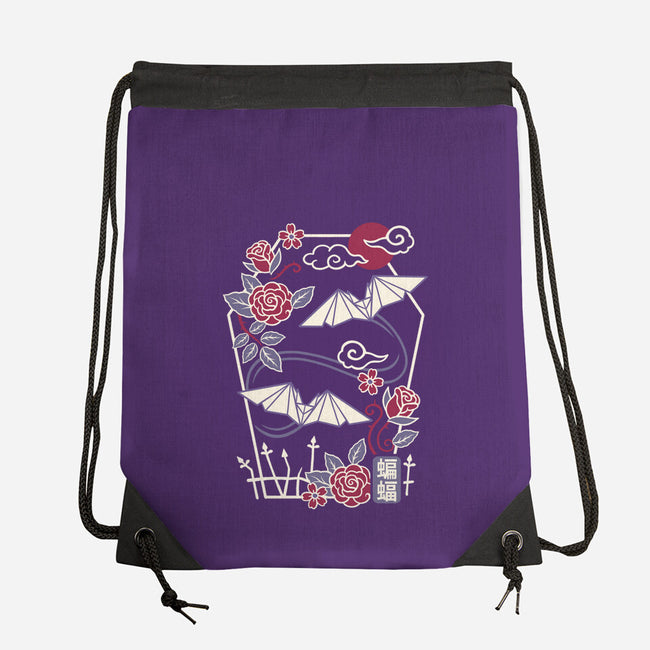 Origami Bat-None-Drawstring-Bag-NemiMakeit