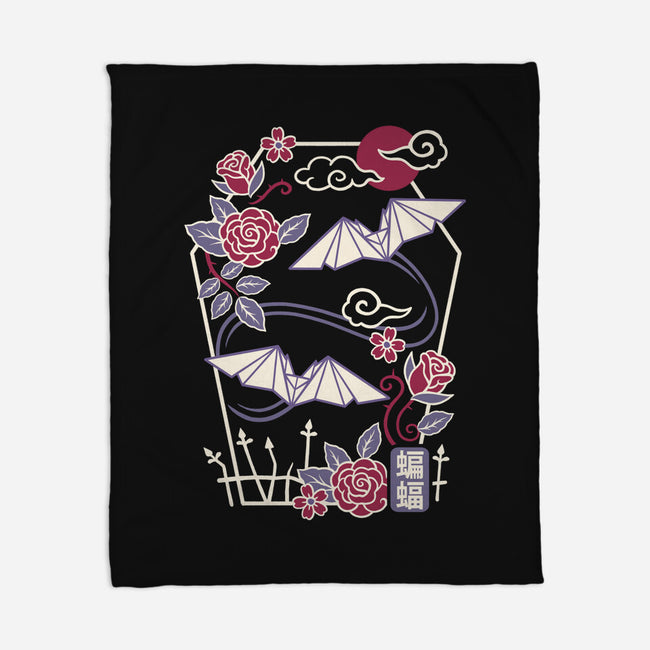 Origami Bat-None-Fleece-Blanket-NemiMakeit