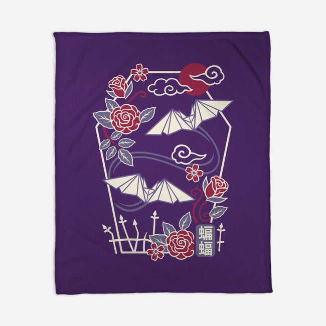 Origami Bat-None-Fleece-Blanket-NemiMakeit
