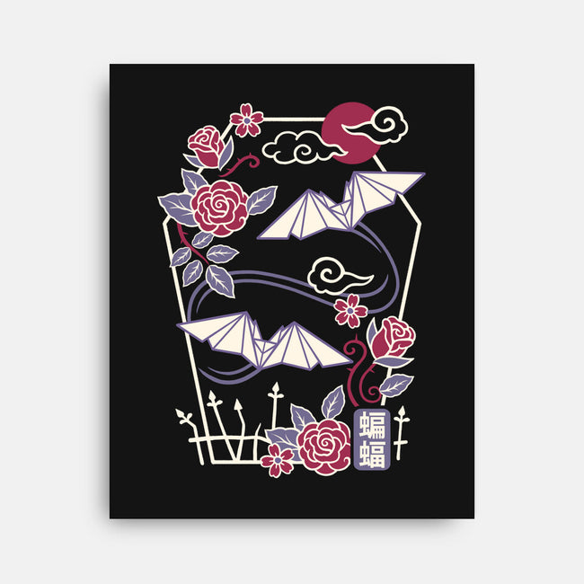 Origami Bat-None-Stretched-Canvas-NemiMakeit