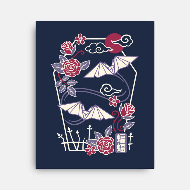 Origami Bat-None-Stretched-Canvas-NemiMakeit