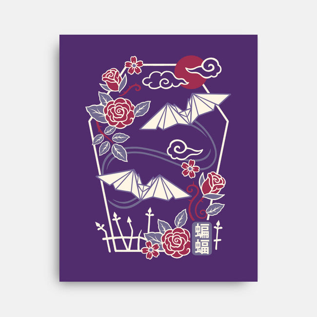 Origami Bat-None-Stretched-Canvas-NemiMakeit