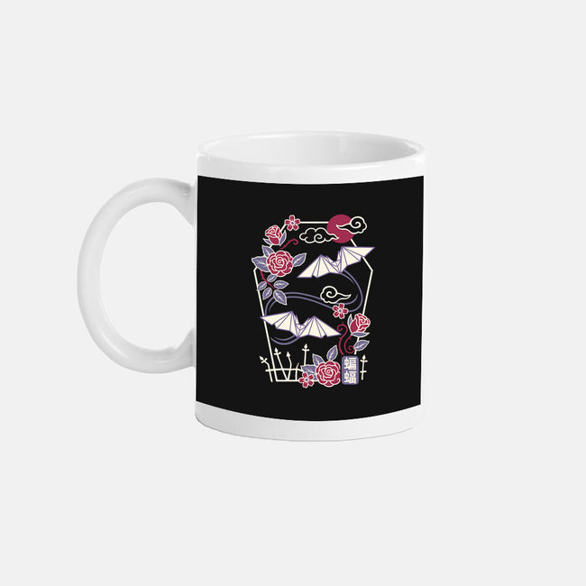 Origami Bat-None-Mug-Drinkware-NemiMakeit