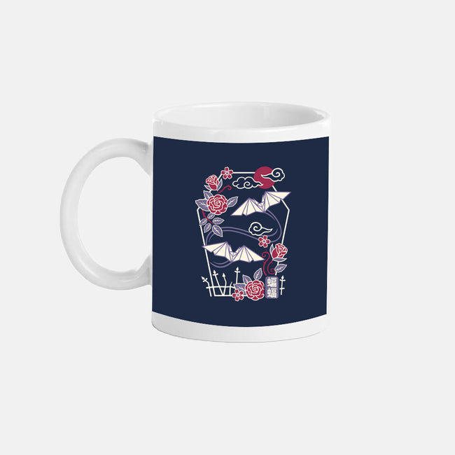 Origami Bat-None-Mug-Drinkware-NemiMakeit