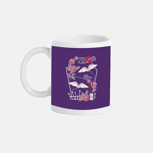 Origami Bat-None-Mug-Drinkware-NemiMakeit