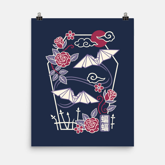 Origami Bat-None-Matte-Poster-NemiMakeit