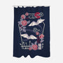 Origami Bat-None-Polyester-Shower Curtain-NemiMakeit
