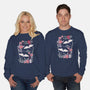 Origami Bat-Unisex-Crew Neck-Sweatshirt-NemiMakeit