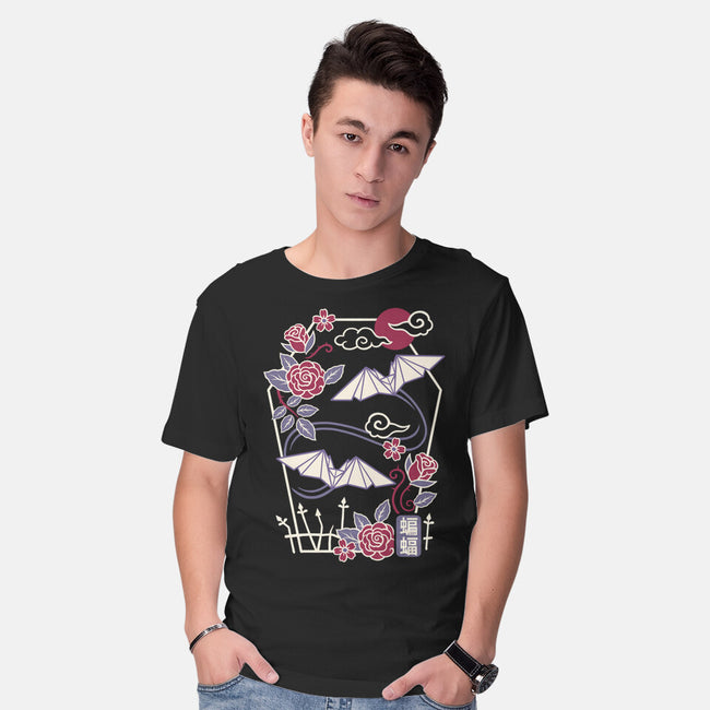 Origami Bat-Mens-Basic-Tee-NemiMakeit
