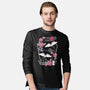 Origami Bat-Mens-Long Sleeved-Tee-NemiMakeit