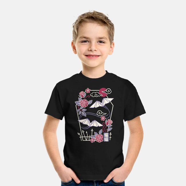 Origami Bat-Youth-Basic-Tee-NemiMakeit