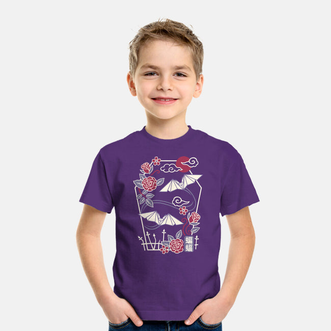 Origami Bat-Youth-Basic-Tee-NemiMakeit