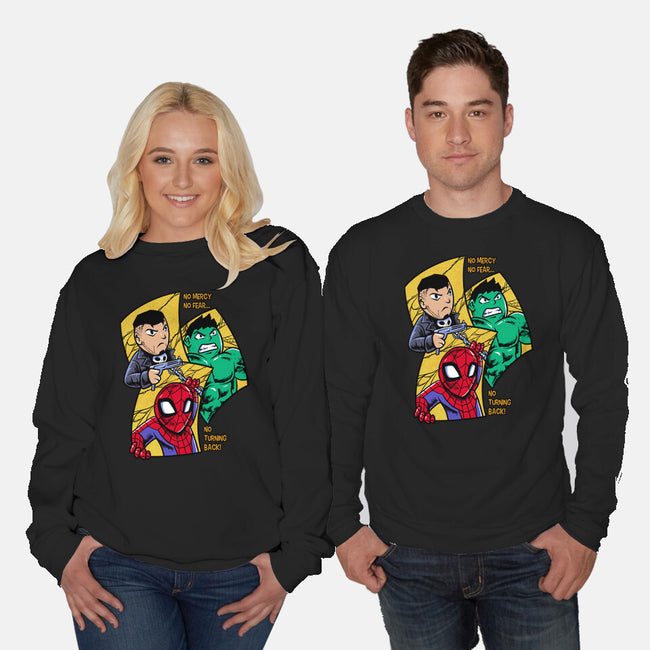 No Turning Back-Unisex-Crew Neck-Sweatshirt-spoilerinc