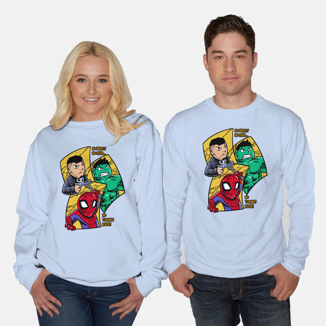 No Turning Back-Unisex-Crew Neck-Sweatshirt-spoilerinc