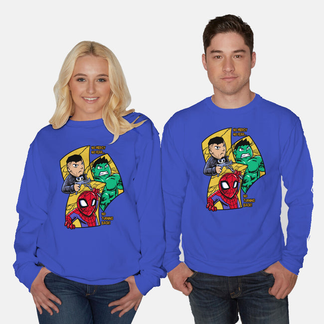 No Turning Back-Unisex-Crew Neck-Sweatshirt-spoilerinc