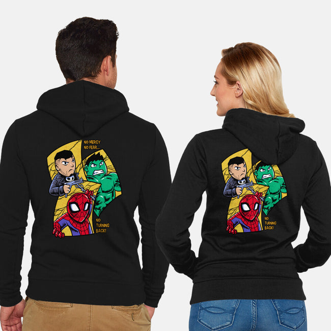 No Turning Back-Unisex-Zip-Up-Sweatshirt-spoilerinc