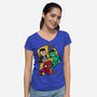 No Turning Back-Womens-V-Neck-Tee-spoilerinc